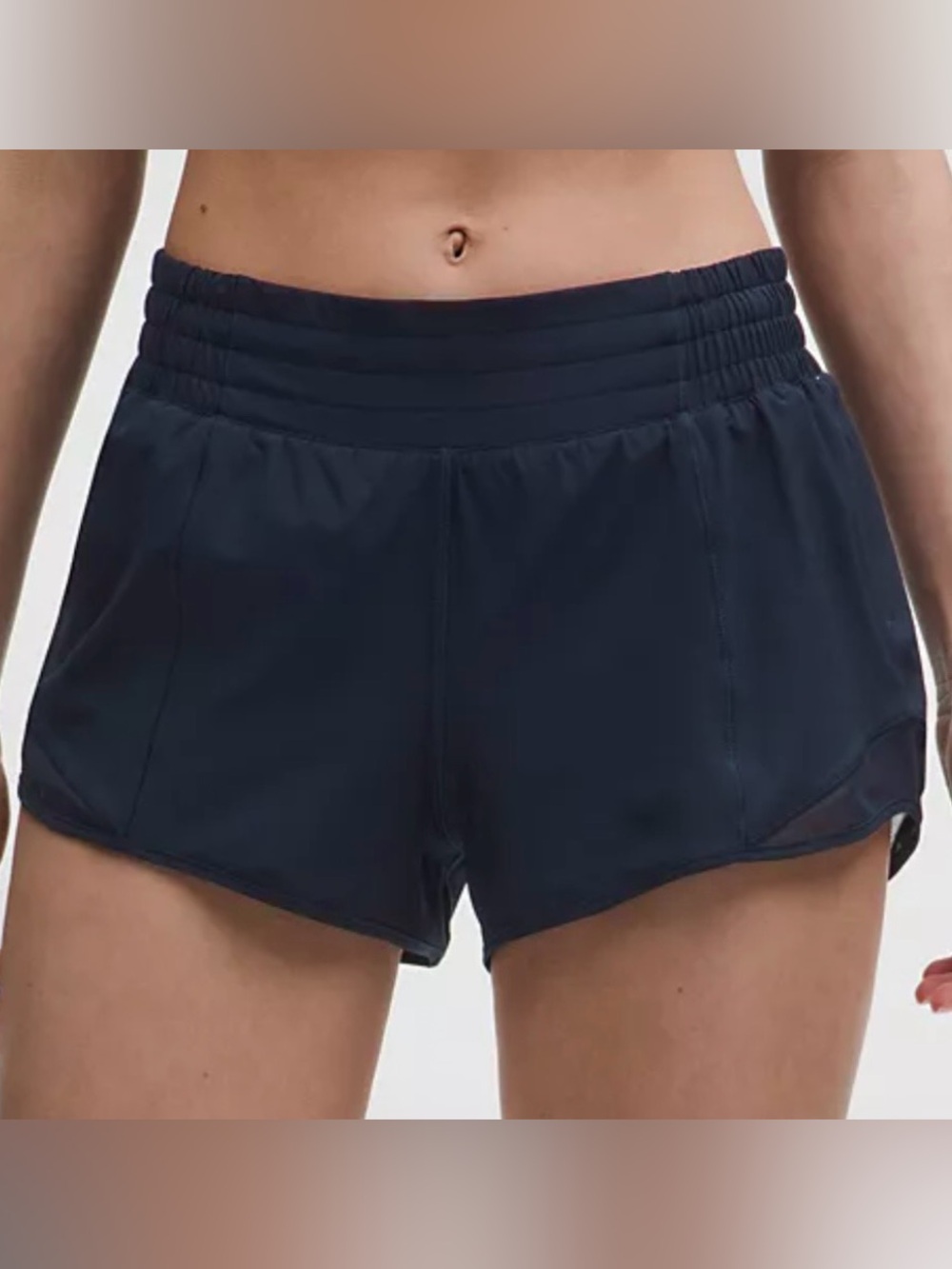 lululemon Hotty Hot Navy Lined mesh Short 4